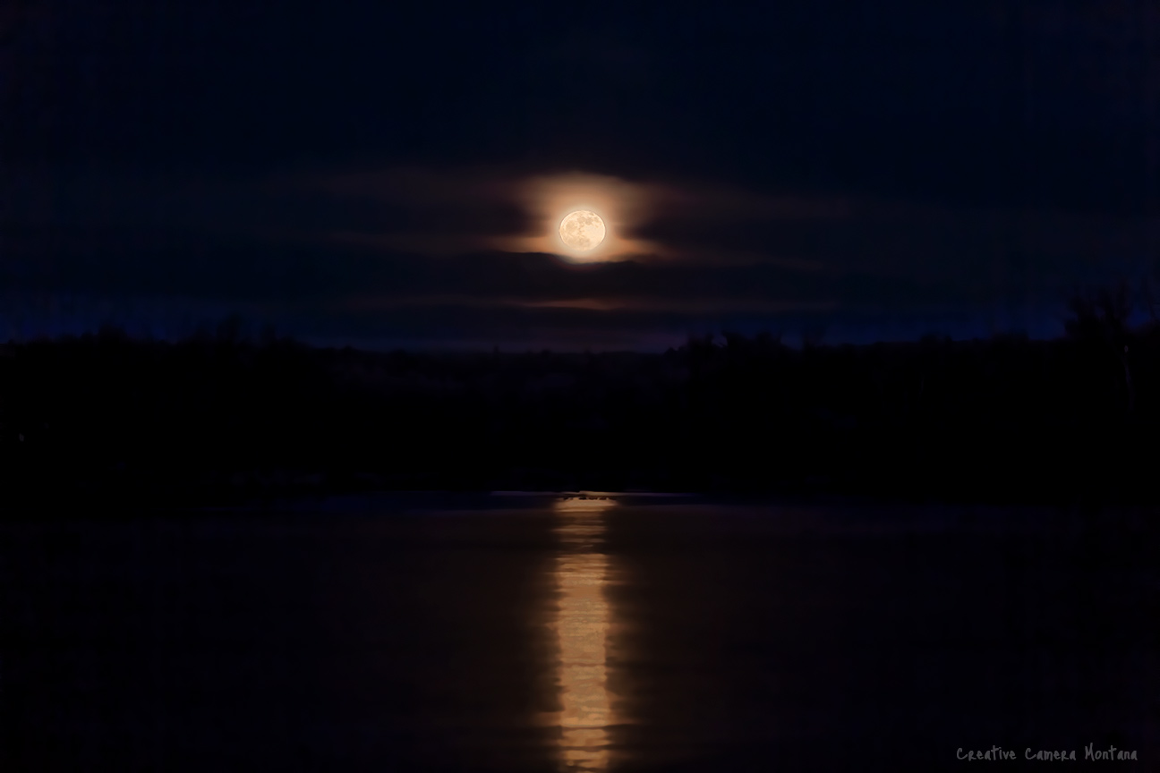 Moon Over Lake Josephine Scenery And Architecture Topaz Discussion Forum