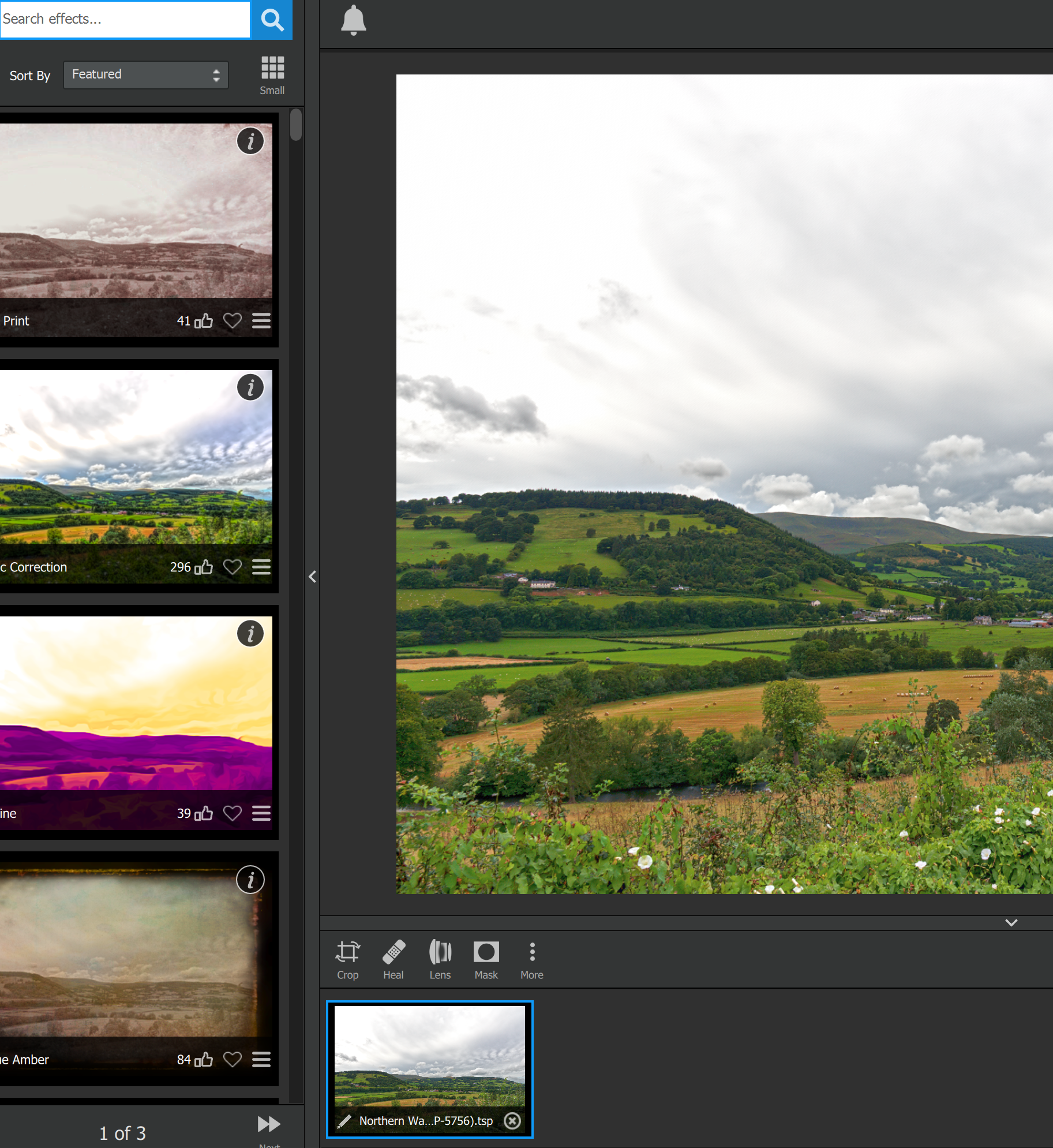 Opening .TSP Project File Renders Blank Image Product Technical